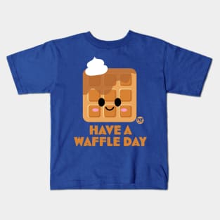 WAFFLE DAY Kids T-Shirt